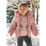 0-36 Ay Mayoral Kız Bebek Kapitone Mont Pembe - 1 Yaş