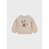 0-36 Ay Mayoral Kız Bebek Sweatshirt Bej - 1,5 Yaş