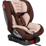 0-36 kg 360 Dönebilen Isofix'li Oto Koltuğu Çocuk Oto Koltuğu - Kahverengi