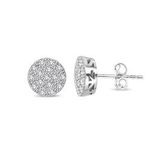 0.49 ct Pırlanta Coronet Küpe