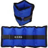 0.5 kg Kum Torbası El Ayak Bilek Ağırlık Seti 0,5 kg x 2 Adet El & Ayak Ağırlığı - 0.5kg x 2 - Mavi