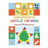 0-6 Yas Yayınları Çıkartmalarla Şekilli 3 Yaş Üstü Boyama Kitabı