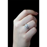 0.60 ct Modern Tasarım Çift Kollu Baget Yüzük