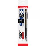 0.7 Mm Altın Sarı Renkli Tükenmez Kalem, 3'Lü Set