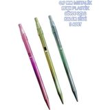 0.7 mm Metalik Renk Plastik Gövde Uçlu Kalem Seti 3 Adet - versatil - Karışık-Çok Renkli - standart