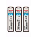 0.7 Mm Uc Min Siyah 3 Adet Rotring Siyah Kalem Ucu 0.7 Mm 3 Adet