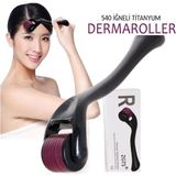 0.75MM Zgts Dermaroller Masaj Aleti 540 Iğneli Mavi Su Serum Tarağı Saç, Yüz, Vücut