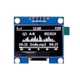 0.96' 128x64 Mavi OLED Ekran SSD1306 I2C 4 Pin Arduino ESP Uyumlu Grafik LCD Modül