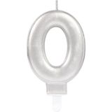 0 Rakam Mum Gümüş Renk - 1 kg