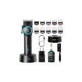 001 Profesyonel Berberler Için Karbon Çelik Bıçak Saç Kesme Makinesi 9000RPM, LED Ekran - Renkli