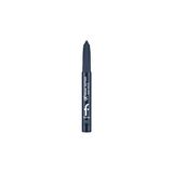 006 Navy Işıltılı Jel Göz Kalemi ve Far Stick, Asansörlü, Kalemtıraşlı - Renkli