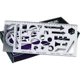 007 Cetvel Ölçekli Şablon 30CM
