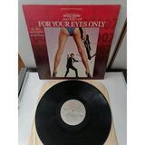 007 James Bond / For Your Eyes Only - Soundtrack - 1981 Kanada Basım - 33 Lük Lp Plak