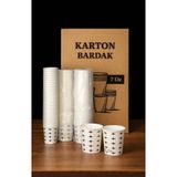 01 paper cup 7 oz Karton bardak 3000 Adet tahta karıştırıcı hediye
