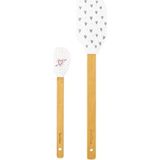 012-01-KALP Desenli 2li Silikon Spatula Seti