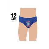 0138 Erkek Cocuk Elestan Baskili Slip Kulot 12Li