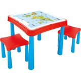 03 477 Master Çalışma Masası Kırmızı Mavi - Belirtilmemiş