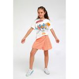 04 - 14 Yaş Kız Çocuk T-Shirt - Turuncu - 8 - 9 Yaş