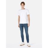 040 Alex Süper Dar Kesim Düşük Bel Dar Paça Lacivert Jean Erkek Pantolon Cl1068655