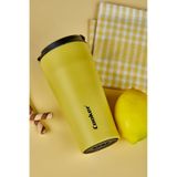 0,40 Ml Çift Kat Paslanmaz Çelik Termos Çay Kahve Piknik Kamp Outdoor Ofis Otel Kafe Okul Limon Sarısı