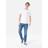 041 Danny Dar Kesim Düşük Bel Düz Paça Mavi Jean Erkek Pantolon Cl1068872