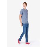 044 Karl Straight Fit Erkek Mavi Jean Pantolon