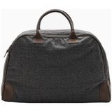 04651/ A Trip In A Bag 356 Bag Tweed Hafta Sonu Seyahat Çantası - Koyu Gri