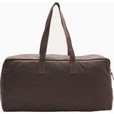 04651/ A Trip In A Bag Nubuck Unisex Lüks Seyahat Çantası - Bordo