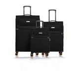 04pc6000-set Siyah Unisex 3 Lü Set Bavul