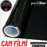 %05 Koyu Ton Siyah Cam Filmi Ev - Araba - Balkon - Ofis 60cm X 6metre