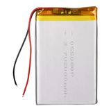 055080 3.7 Volt 2000 Mah Lityum Polimer Pil