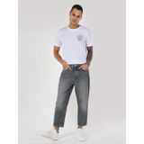 057 Milas Loose Relaxed Fit Gri Erkek Jean Pantolon Cl1062424