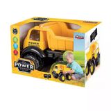06 522 Power Kamyon Sarı -Nessiworld Oyuncak