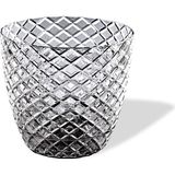 0,75 Litre Kesme Orkide Saksısı Kristal Duman Gri Plastik Saksı No1 Ø12X11CM