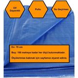 0,7x2 Metre Beyaz Balkon Örtüsü Branda, Balkon Çadır Bezi, Seperatörü, Uv Katkılı