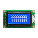 0802A 8x2 Karakter Lcd Modül Mavi Backlight Display Ekran 2 Satır