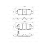 0986495089 Arka Fren Balatasi Nissan Qashqai J10 07-13 Xtra