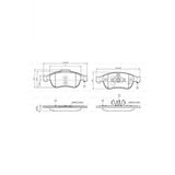 0986495416 Renault Fluence Megane Iıı Scenic Ön Disk Balata
