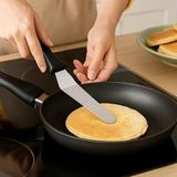0neformehome 57855210128785380184975 3 Lü Spatula Seti Paslanmaz Çelik, Plastik Saplı, Pasta, Kek Ve Krep İçin Profesyonel Spatula Takımı 0