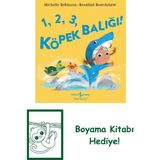 1, 2, 3, Köpek Balığı! + Boyama Kitabı