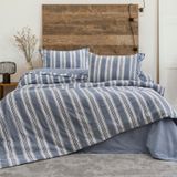 ₺1.299,00 Schafer Home Clasy İpliği Boyalı Çk Nevresim Takımı 4 Parça İndigo