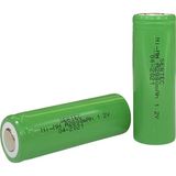 1.2V 2800 Mah - A Size - Ni-Mh Şarjlı Pil - Başsız / Flat Head