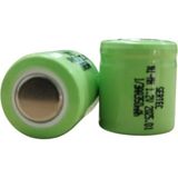 1.2V 300 Mah - 1/3Aa - Ni-Mh Şarjlı Pil - (Başsız / Flat Head)