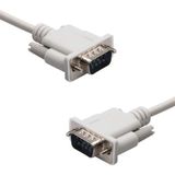 1.3 Metre Erkek Erkek RS232 Kablo Erkek Erkek 9 Pin Kablo Com Kablo Erkek Erkek - 1 GB - 00-Siyah - Beyaz - Option-1