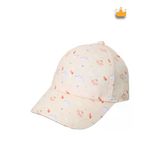 1-3 Yaş 50Cm Kız Bebek Çocuk Yazlık Desenli Ayarlanabilir Şapka Kep Y2310003