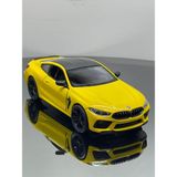 1.36 Ölçek Bmw M8 Metal Çek Bırak Model Oyuncak Araba - Sarı