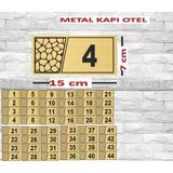 1-44 Arası Otel Kapı Numarası Daire Kat Numarası Masa Numarası Arkası Bantlı