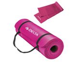 1.5 Cm Taşıma Askılı Pilates Minderi Egzersiz Yoga Matı 15 Mm, 120X15 Cm Plates Bandı Lastiği