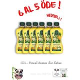 1.5 L Hawaii Ananas Sıvı Sabun 6 Al 5 Öde ve Rosie Hediye - 10 Adet