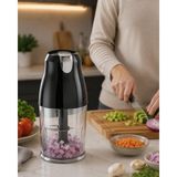 1.5 Litre Elektrikli Doğrayıcı 4 Bıçaklı Paslanmaz Çelik Rondo - COMPTR4490-5013 - Çok Renkli